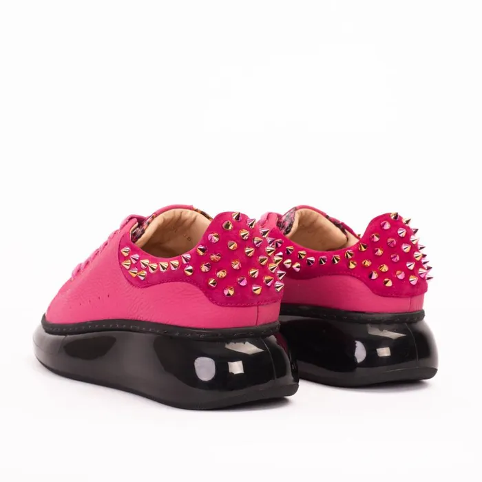 Vinci Leather Sneakers The Venezia Fushia Leather Sneaker 8211 Women