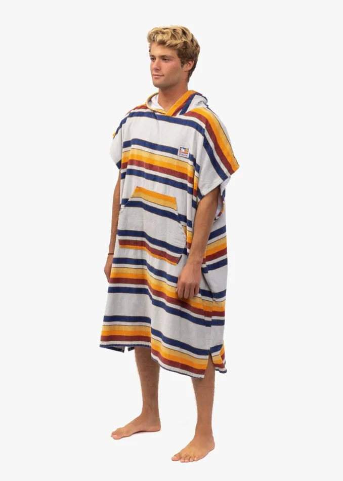 Vissla Changing Towel Poncho Grey Dawn Men Vissla Wetsuits