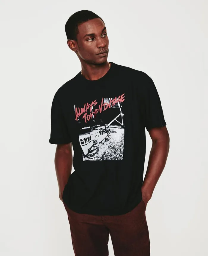 Wesley Crew Live Band 5 Years True Black Men AG Jeans Tees