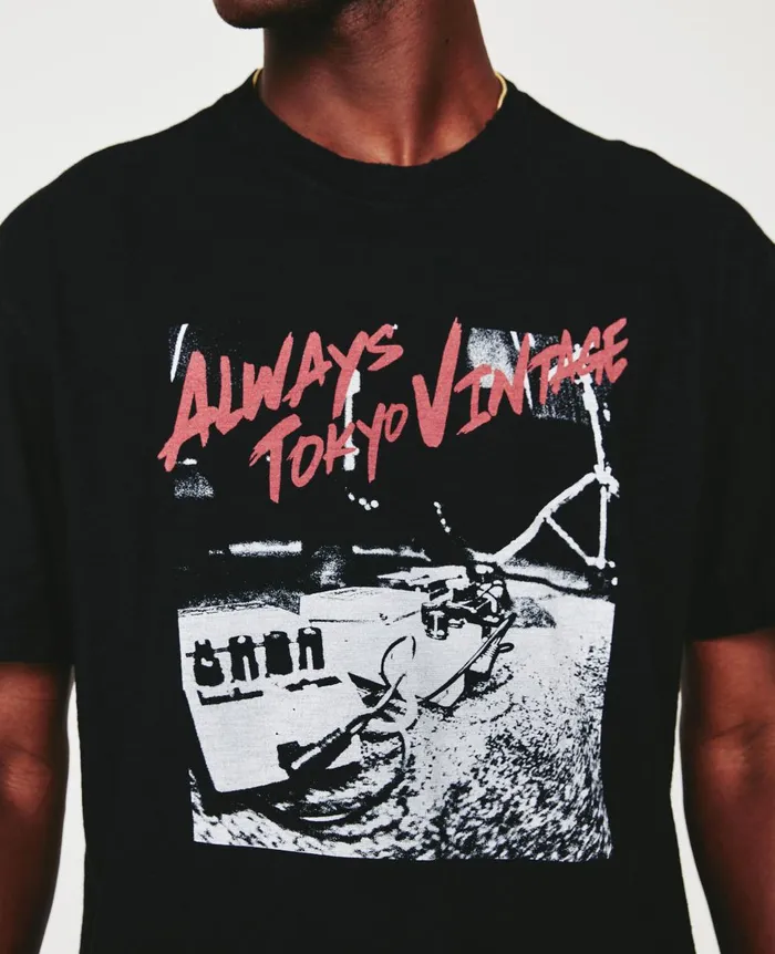 Wesley Crew Live Band 5 Years True Black Men AG Jeans Tees Wesley Crew Live Band 5 Years True Black Men AG Jeans Tees