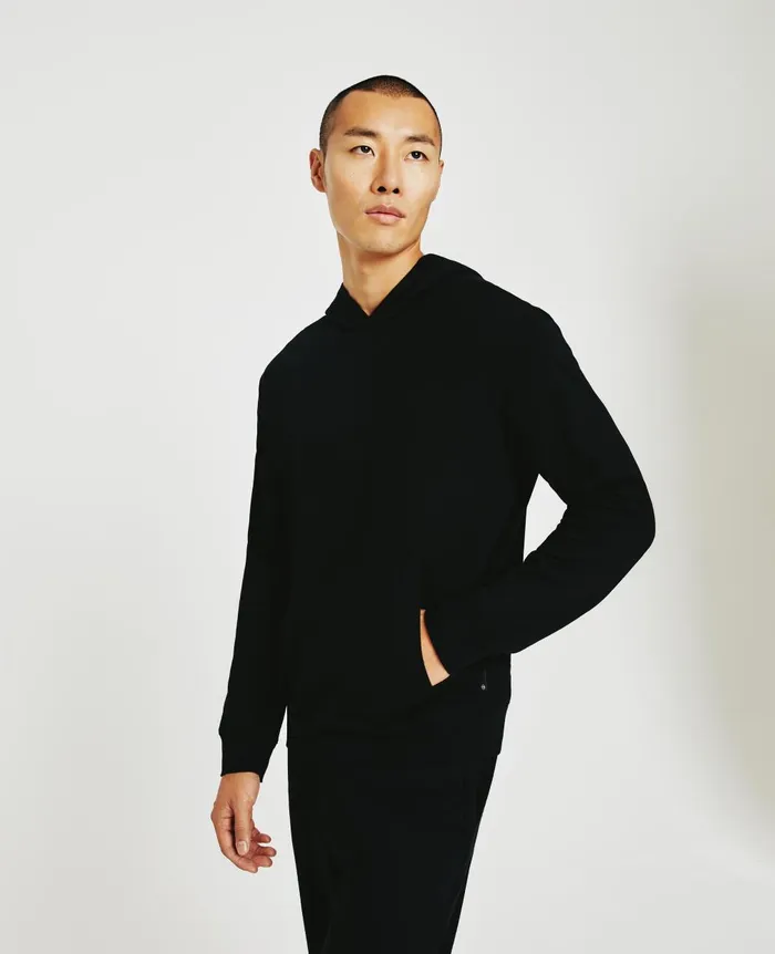 Wesley Hoodie True Black Men AG Jeans Sweatshirts Wesley Hoodie True Black Men AG Jeans Sweatshirts