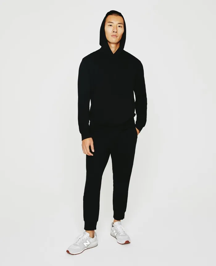 Wesley Hoodie True Black Men AG Jeans Sweatshirts Wesley Hoodie True Black Men AG Jeans Sweatshirts