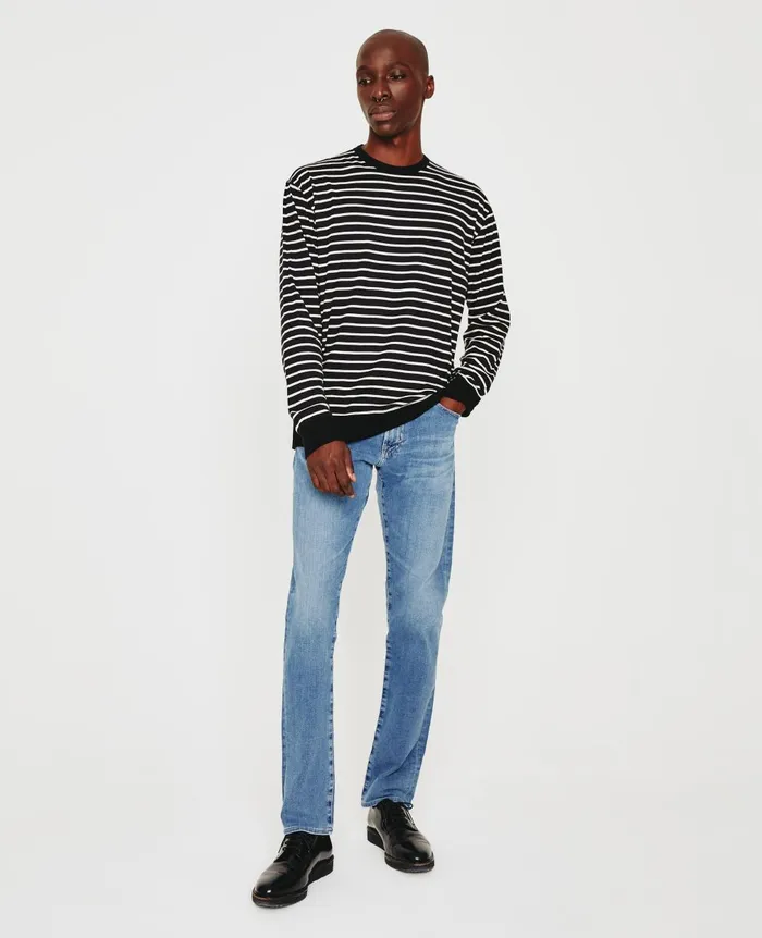 Wesley Pullover True Blackivory Dust Men AG Jeans Sweatshirts Wesley Pullover True Blackivory Dust Men AG Jeans Sweatshirts