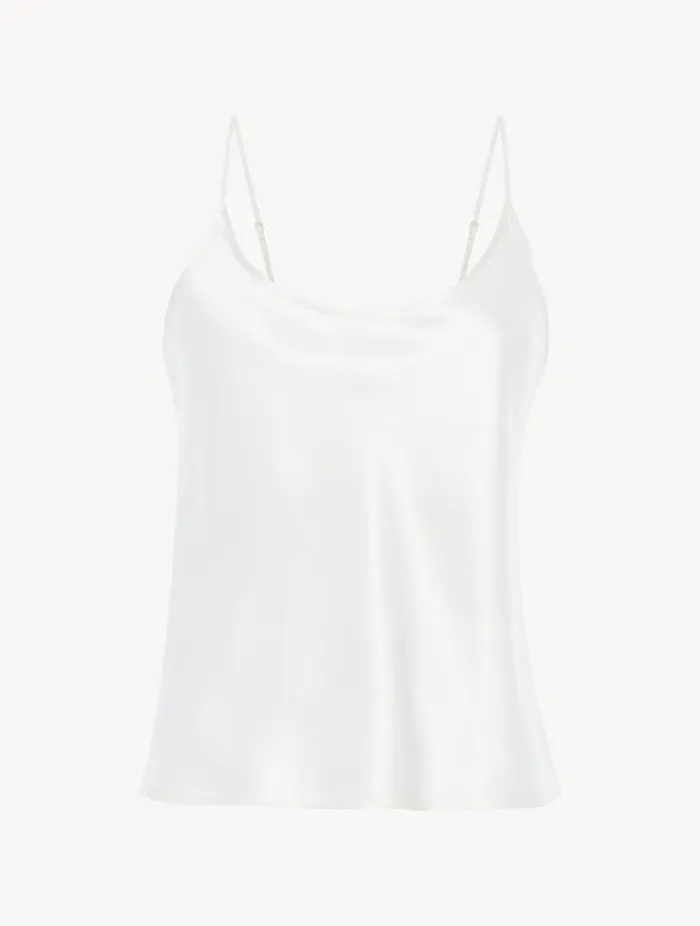 White Silk Camisole Sleepwear La Perla Camisoles
