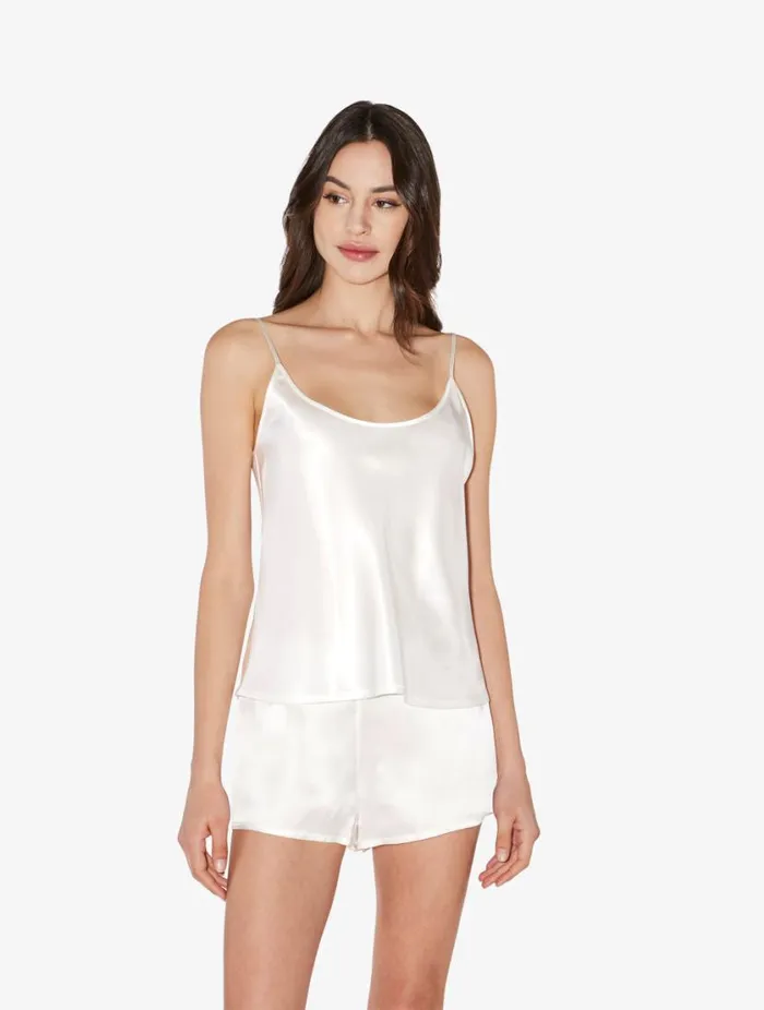 White Silk Camisole Sleepwear La Perla Camisoles