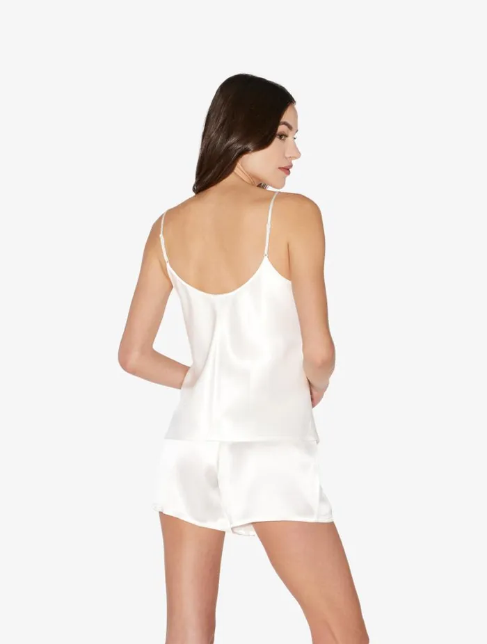 White Silk Camisole Sleepwear La Perla Camisoles