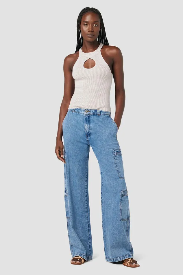 Wide Leg Women Hudson Jeans HighRise Welt Pocket Wide Leg Cargo Sandlot Wide Leg Women Hudson Jeans HighRise Welt Pocket Wide Leg Cargo Sandlot