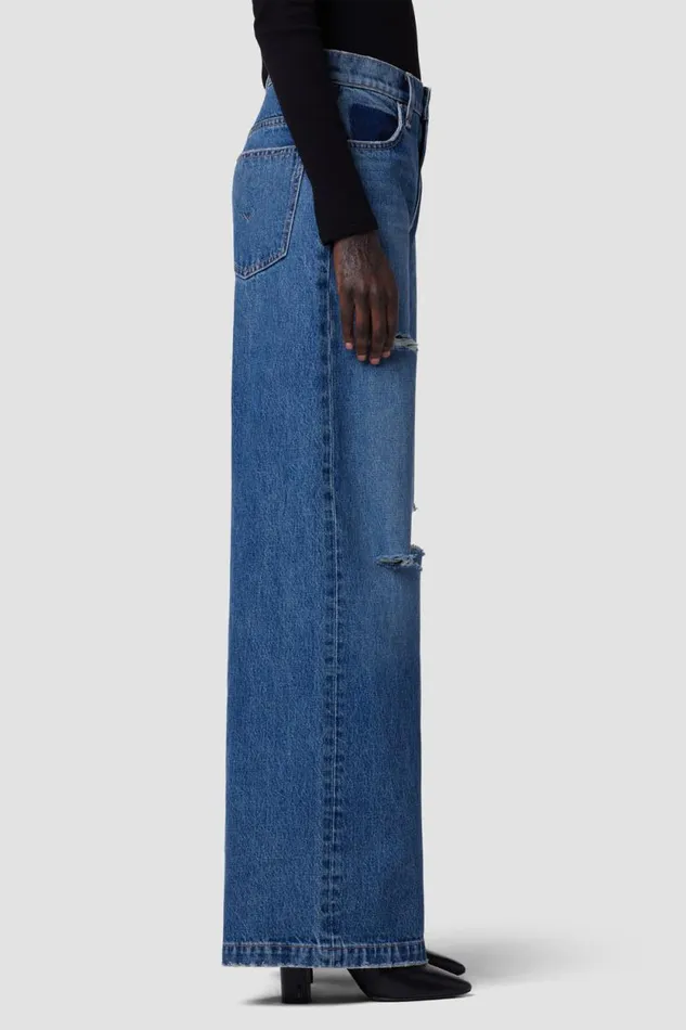 Wide Leg Women Hudson Jeans James HighRise Wide Leg Jean Ice Destructed Wide Leg Women Hudson Jeans James HighRise Wide Leg Jean Ice Destructed
