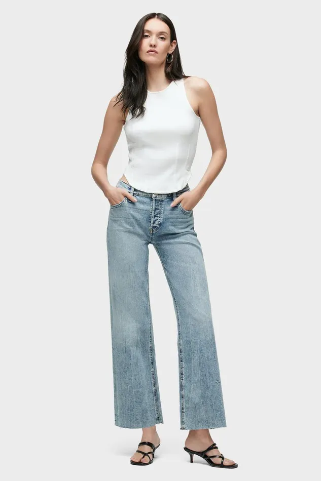 Wide Leg Women Hudson Jeans Rosie HighRise Wide Leg Ankle Jean Cali Wide Leg Women Hudson Jeans Rosie HighRise Wide Leg Ankle Jean Cali
