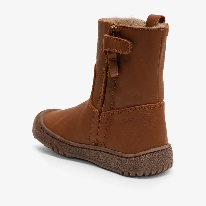 Winter boots KIDS elina tex cognac Brown bisgaardshoes