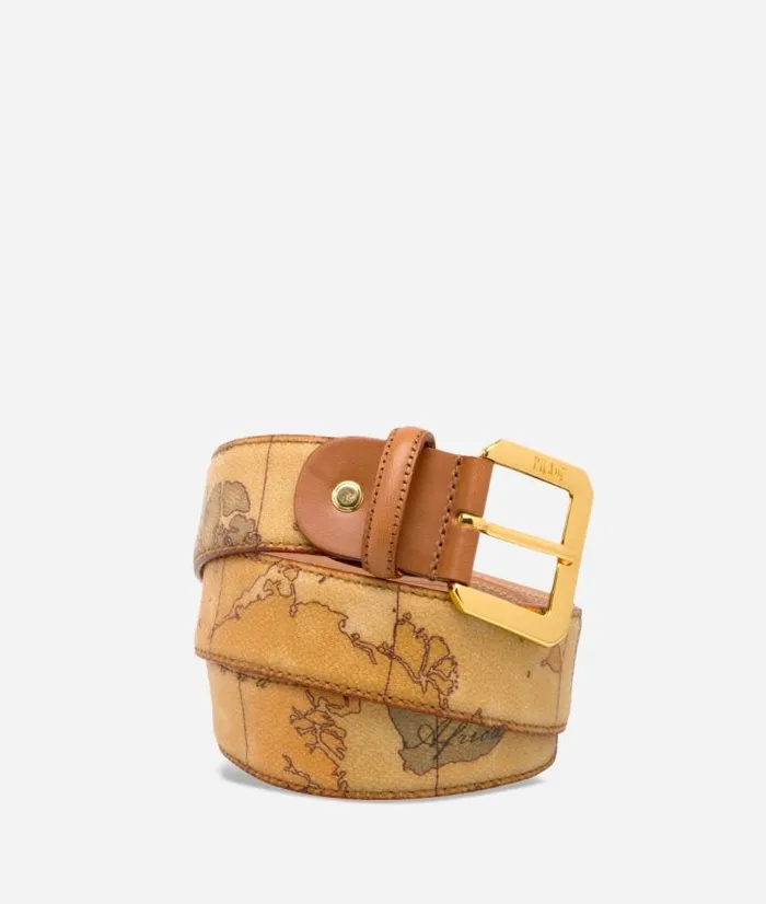 Woman Belts Alviero Martini Geo Classic Belt With Metal Buckle