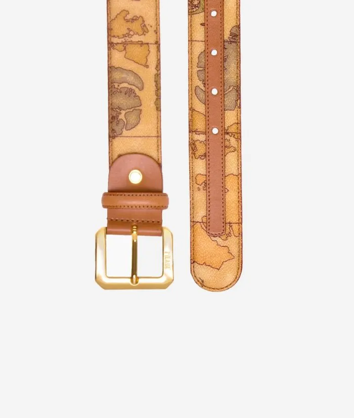 Woman Belts Alviero Martini Geo Classic Belt With Metal Buckle