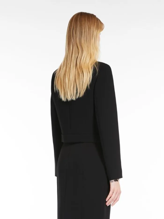 Woman Cady Cropped Jacket Black Maxmara Suit Woman Cady Cropped Jacket Black Maxmara Suit