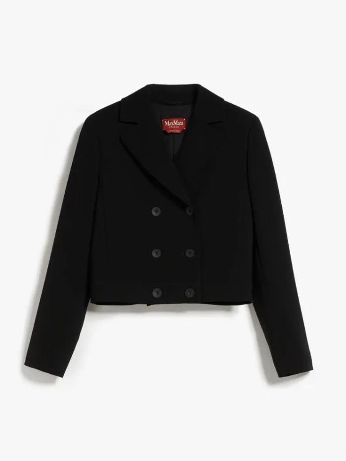 Woman Cady Cropped Jacket Black Maxmara Suit Woman Cady Cropped Jacket Black Maxmara Suit