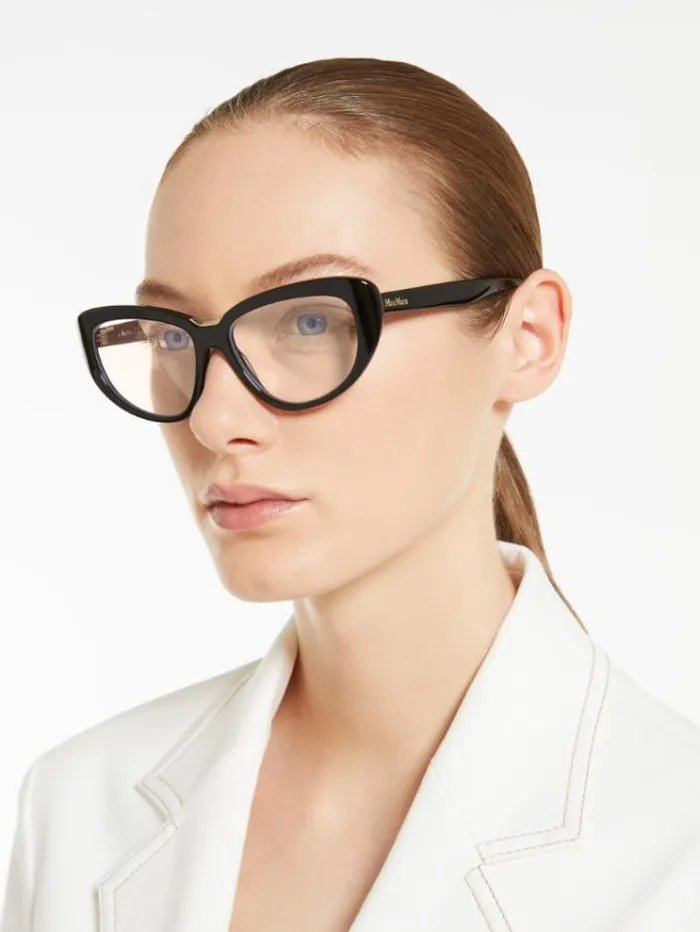 Woman Cateye Prescription Glasses Black Maxmara Eyewear Woman Cateye Prescription Glasses Black Maxmara Eyewear