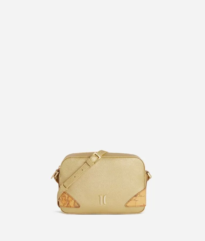 Woman Crossbody Bags Alviero Martini Flying City Small Reporter Crossbody Bag Bright Gold Woman Crossbody Bags Alviero Martini Flying City Small Reporter Crossbody Bag Bright Gold