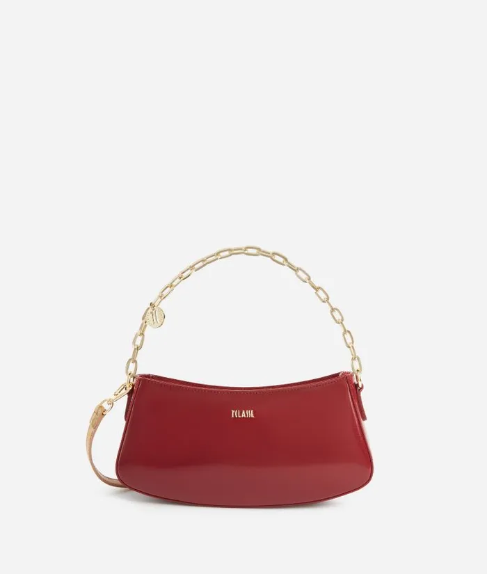 Woman Mini Bags and Pouches Alviero Martini Space Bag Crossbody Bag With Chain Raspberry Woman Mini Bags and Pouches Alviero Martini Space Bag Crossbody Bag With Chain Raspberry