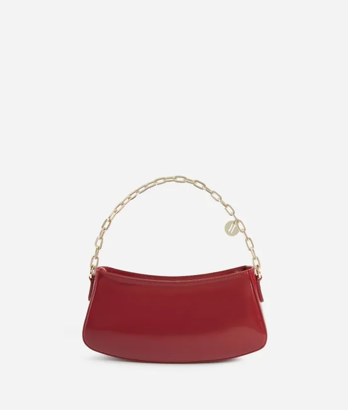 Woman Mini Bags and Pouches Alviero Martini Space Bag Crossbody Bag With Chain Raspberry