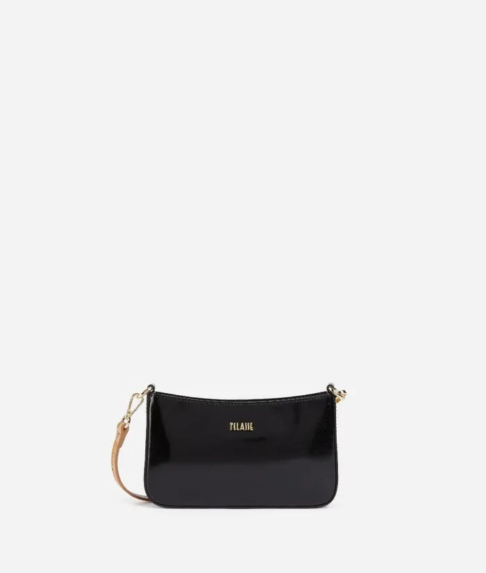Woman Mini Bags and Pouches Alviero Martini Space Bag Pouch With Crossbody Strap Black Woman Mini Bags and Pouches Alviero Martini Space Bag Pouch With Crossbody Strap Black