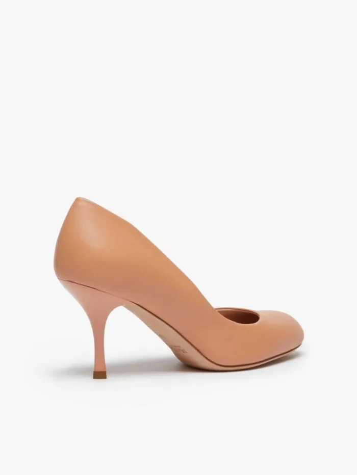 Woman Nappa Leather Court Shoes Melon Maxmara Dcollet Woman Nappa Leather Court Shoes Melon Maxmara Dcollet