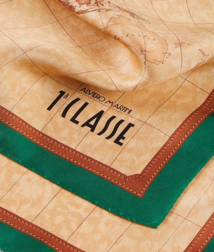 Woman Scarves and Shawls Alviero Martini Geo Classic Foulard 5021550 Jade