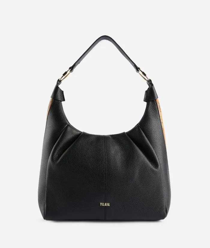 Woman Shoulder Bags Alviero Martini Universe Leather Shoulder Bag Black