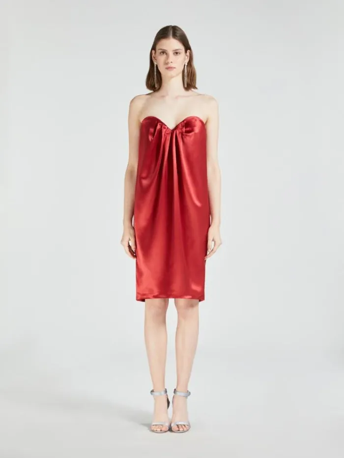 Woman Silk And Viscose Dress Ruby Maxmara Bridal Clothing