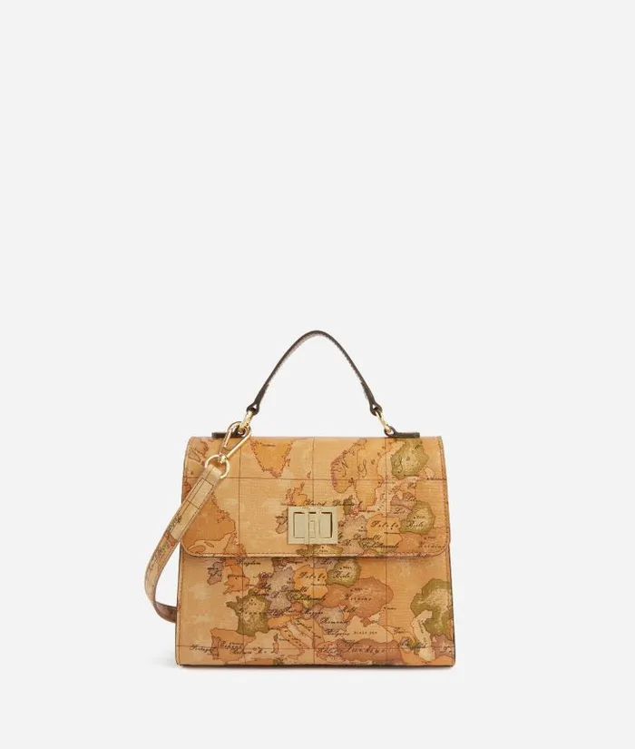 Woman Top Handle Bags Alviero Martini Brilliant Bag Mini Tote Bag With Crossbody Strap Geo Classic Woman Top Handle Bags Alviero Martini Brilliant Bag Mini Tote Bag With Crossbody Strap Geo Classic