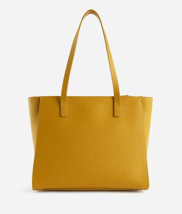 Woman Totes Alviero Martini Digital City Medium Shopper Bag Oil Yellow