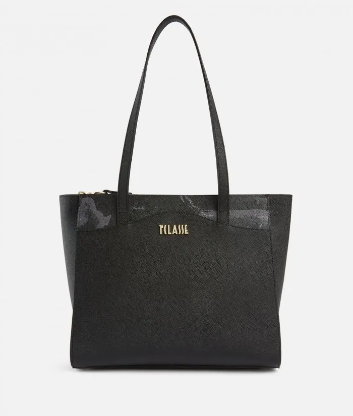 Woman Totes Alviero Martini Digital City Medium Shopper Bag With Geo Night Insert Woman Totes Alviero Martini Digital City Medium Shopper Bag With Geo Night Insert