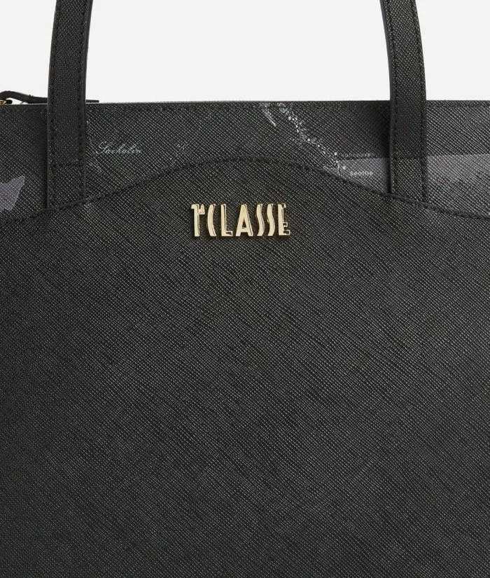 Woman Totes Alviero Martini Digital City Medium Shopper Bag With Geo Night Insert
