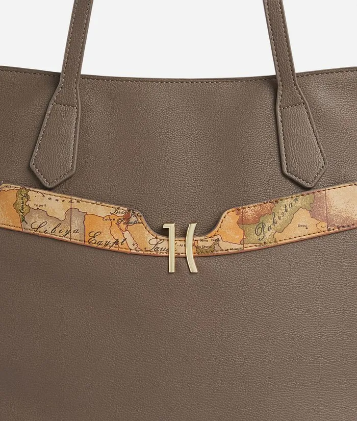 Woman Totes Alviero Martini Innovative Vision Shopper Bag Dark Taupe
