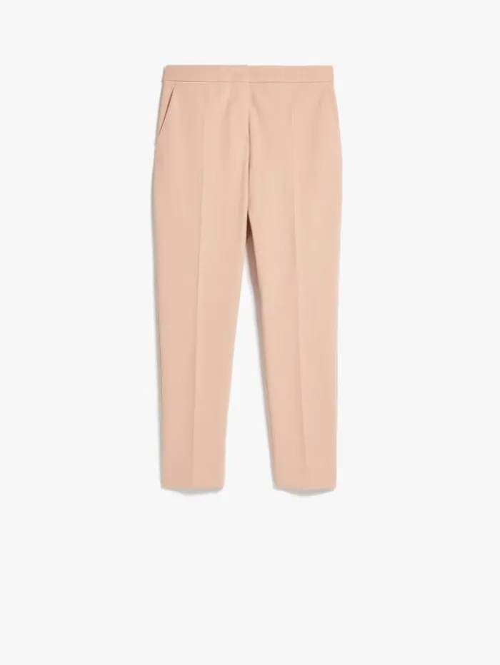 Woman Viscose Jersey Trousers Pink Maxmara Trousers Woman Viscose Jersey Trousers Pink Maxmara Trousers