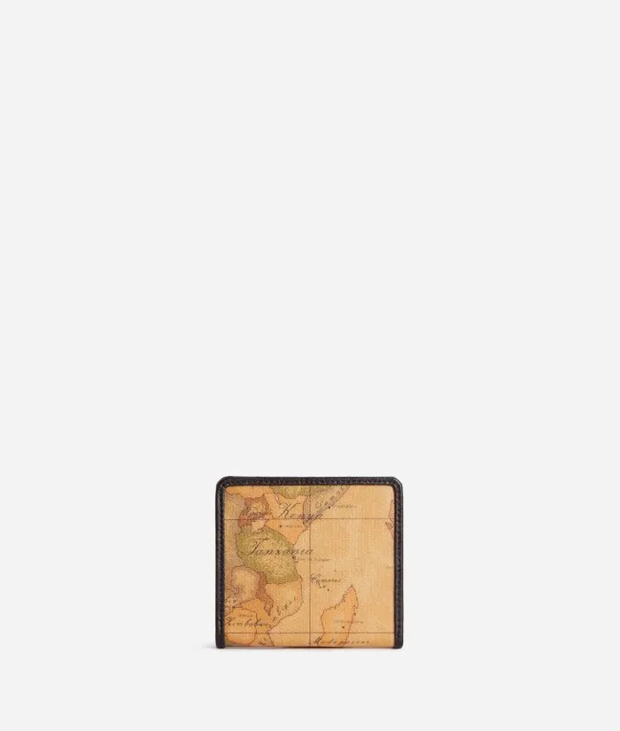Woman Wallets Alviero Martini Geo Iconic Mix Mini Bifold Wallet Chocolate