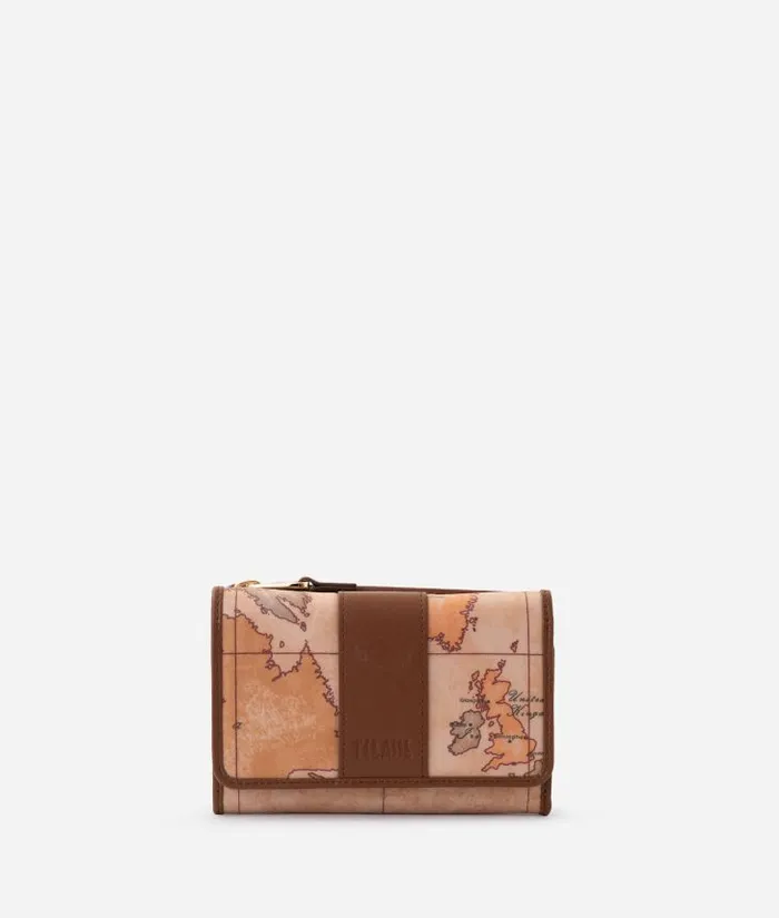 Woman Wallets Alviero Martini Social Soft Medium Bifold Wallet Chestnut