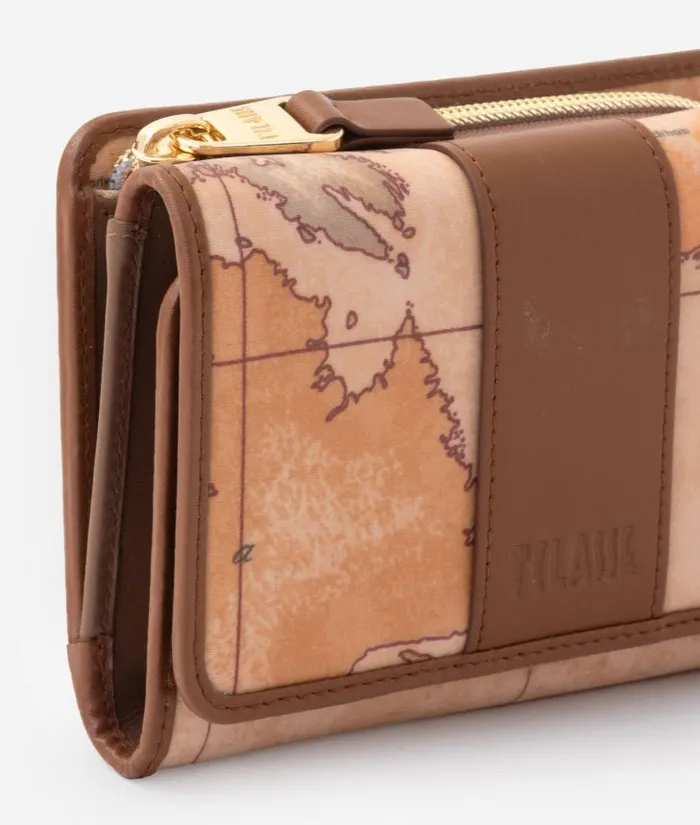 Woman Wallets Alviero Martini Social Soft Medium Bifold Wallet Chestnut