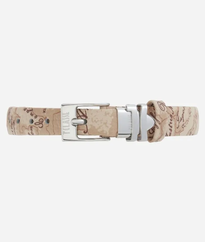 Woman Watches Alviero Martini Madagascar Watch With Leather Strap Geo Beige