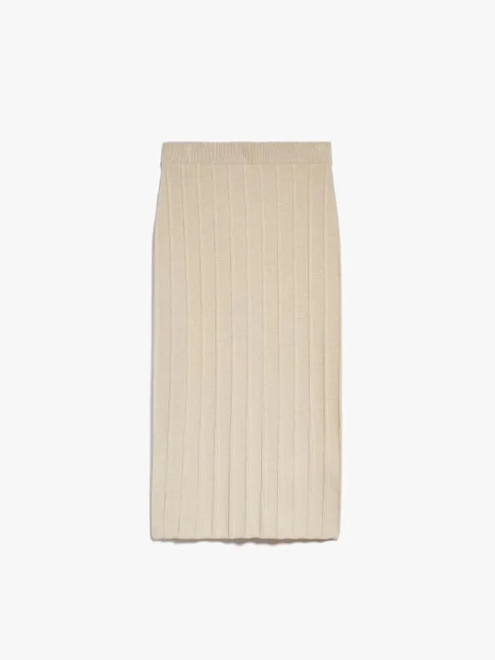 Woman Wool Yarn Skirt Albino Maxmara Skirts Woman Wool Yarn Skirt Albino Maxmara Skirts