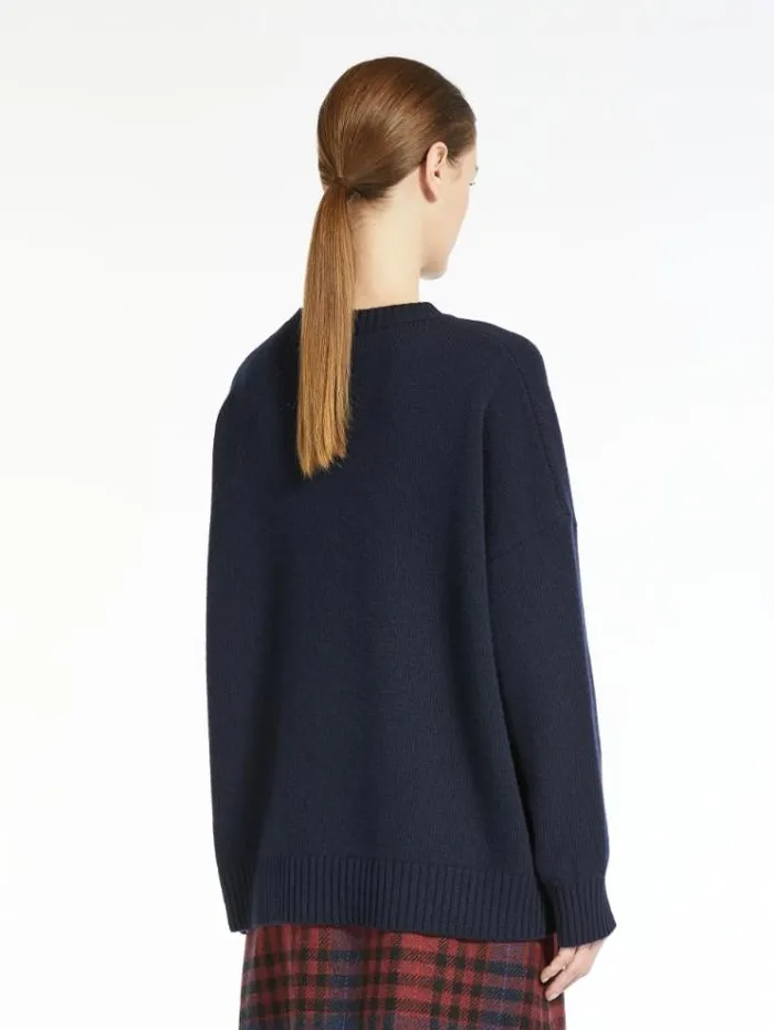 Woman Wool Yarn Sweater Multicolour Maxmara Knitwear And Sweatshirts Woman Wool Yarn Sweater Multicolour Maxmara Knitwear And Sweatshirts