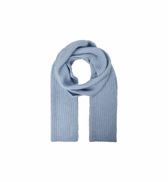 Women Accessories MOS MOSH MMLora Knit Scarf Cashmere Blue