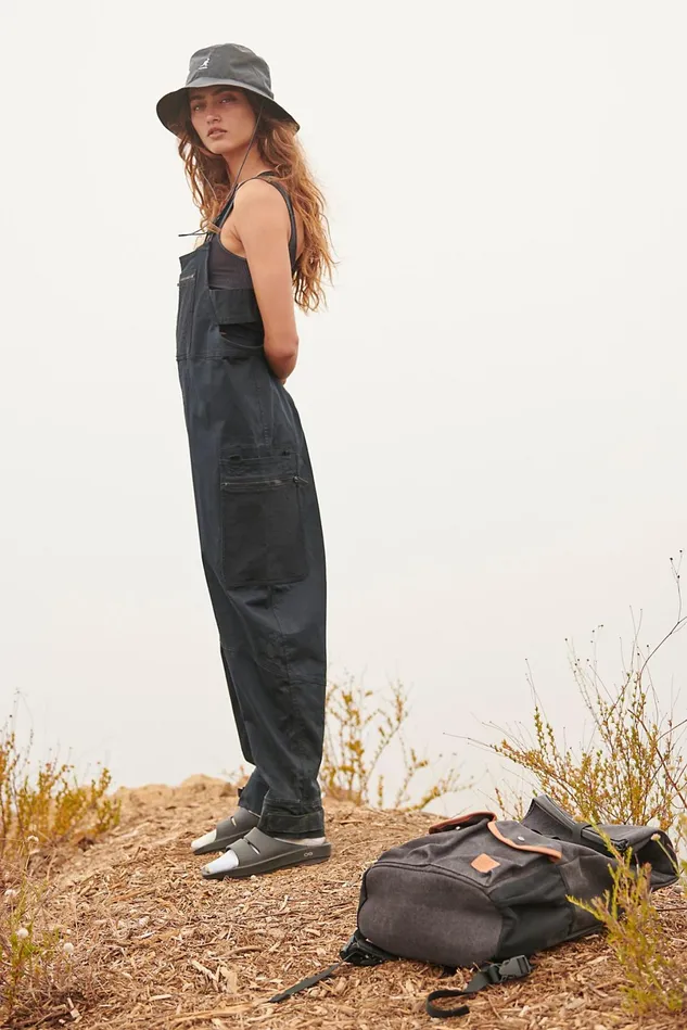 Women Activewear Free People Wade On Onesie Black