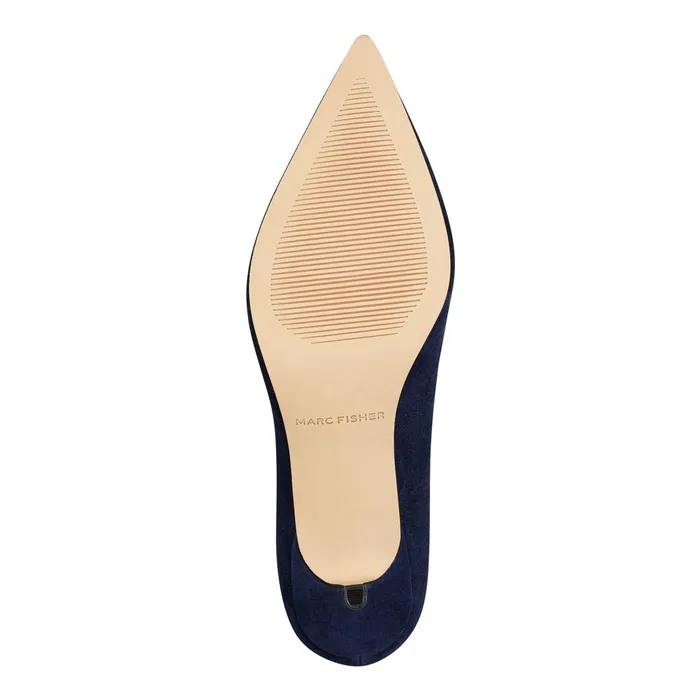 Women Alola Pump Dark Blue Suede Marc Fisher Heels and Pumps