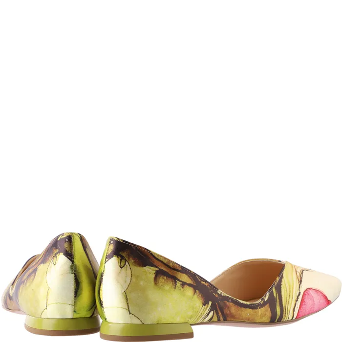 Women Basic Ballerinas Red Multi HGL Ballerinas