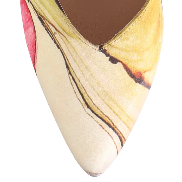 Women Basic Ballerinas Red Multi HGL Ballerinas