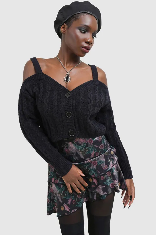 Women Basics Killstar Dark Ballad Crop Top