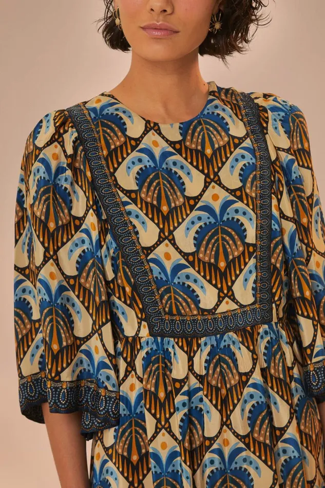 Women Beige Cocopalm Maxi Dress Cocopalm Beige FARM Rio Maxi Dresses