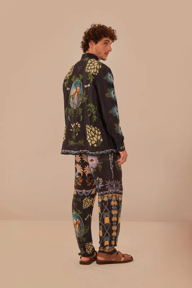 Women Black Winter Garden Pants Winter Garden Black FARM Rio Pants