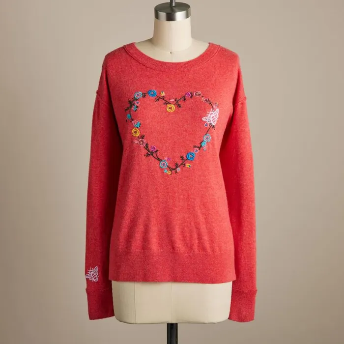 Women Blooming Love Sweater Denim Sundance Catalog Sweaters Women Blooming Love Sweater Denim Sundance Catalog Sweaters