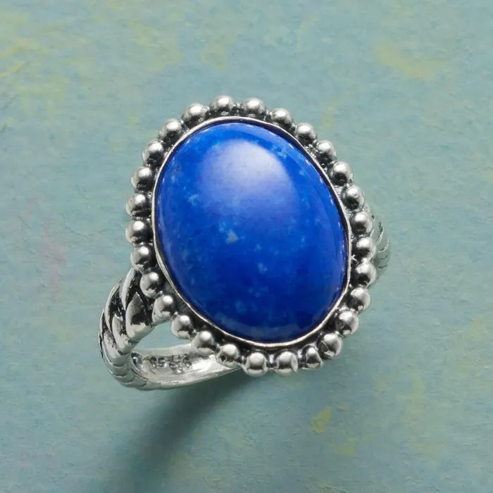 Women Blue Cosmos Ring Sundance Catalog Rings
