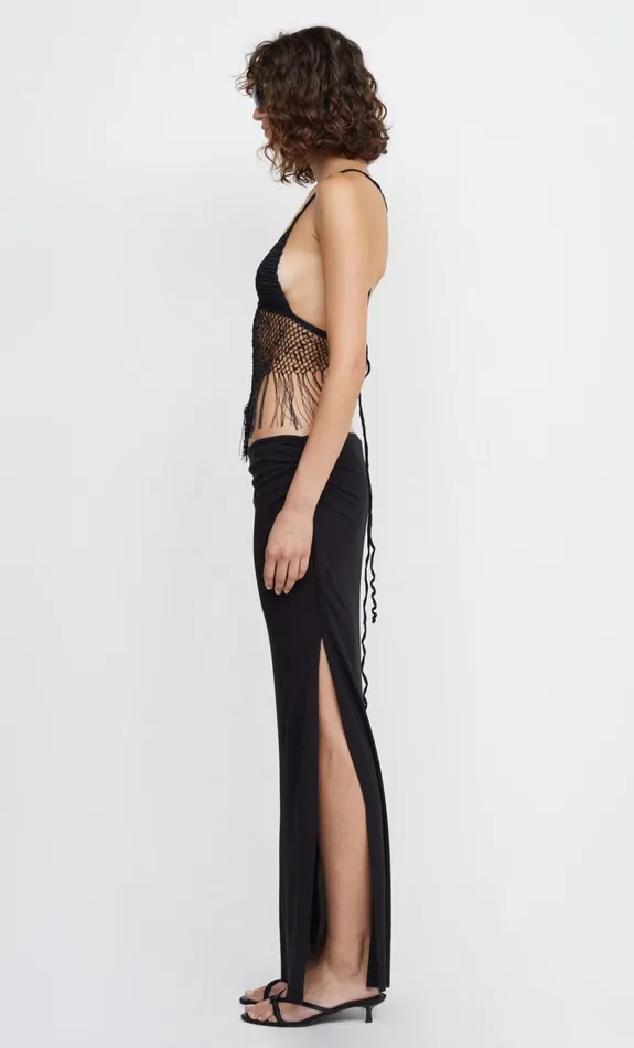 Women Bottoms Bec Bridge LEXIE SPLIT MAXI SKIRT Black